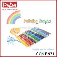 Non-toxic washable twist multi-color silky gel crayon pen